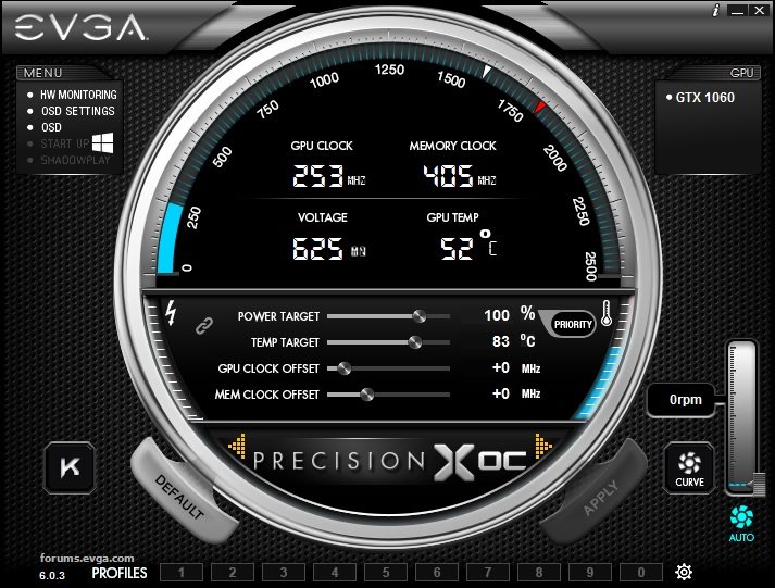 EVGA GeForce GTX BIOS Fan Models Only)
