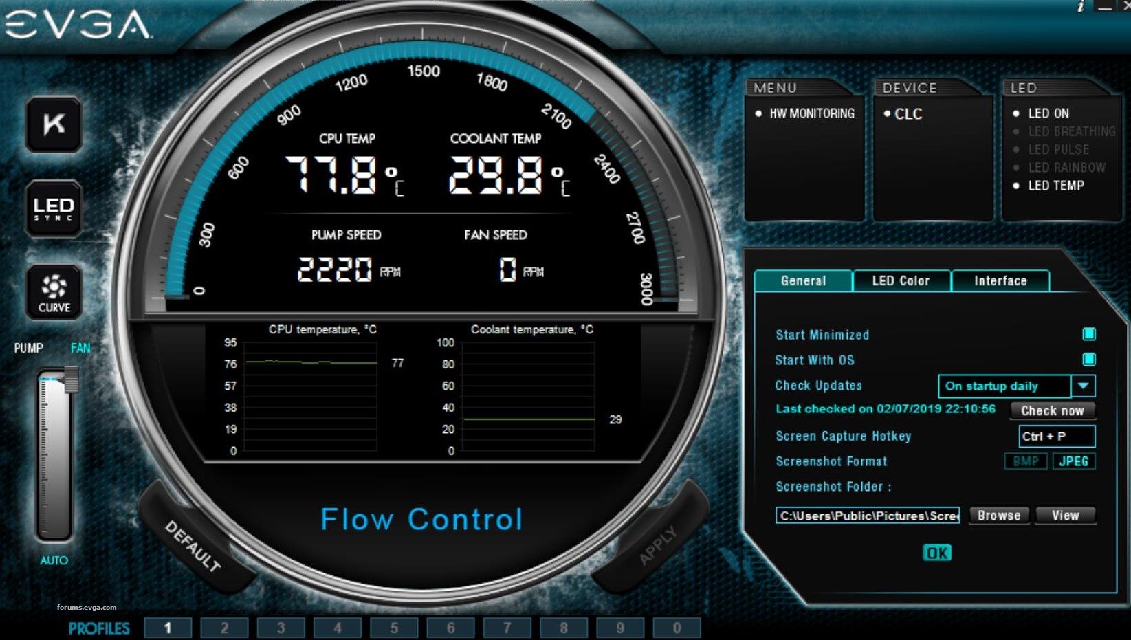 Temp start. EVGA управление вентиляторами. Flow Control. EVGA программа. Control Center 3.0 Fan Speed.
